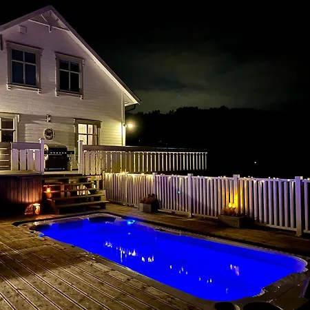 Summer With Heated Pool 50 Min From Bergen Valestrandsfossen